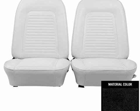 PUI Interiors 1969 Camaro Standard Pre-Assembled Black Front Bucket Seats 69FS10U-P