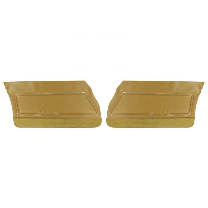 PUI Interiors 1978-1981 Pontiac Firebird Deluxe Camel Front Door Panels 78HD48