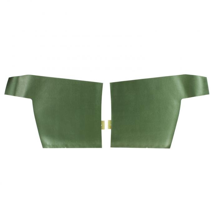 PUI Interiors 1969 Pontiac Firebird Convertible Deluxe Dark Green Rear Door Panels 68HD24V