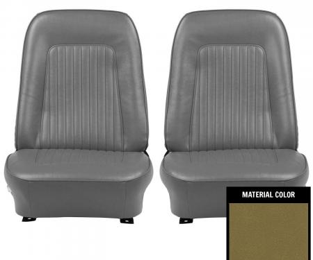 PUI Interiors 1968 Chevrolet Camaro Standard Gold Front Bucket Seat Covers 68FS46U