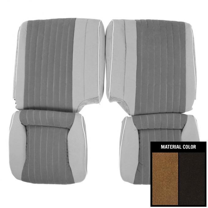 PUI Interiors 1985-1986 Pontiac Firebird/Trans Am Russett Fold Down Rear Seat Cover 85ES6817F
