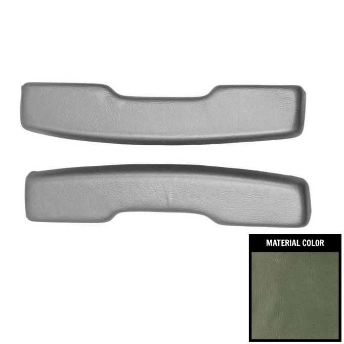 PUI Interiors 1965-66 Chevy Nova/Chevy II Aqua Front Arm Rest Pads ARP5-02