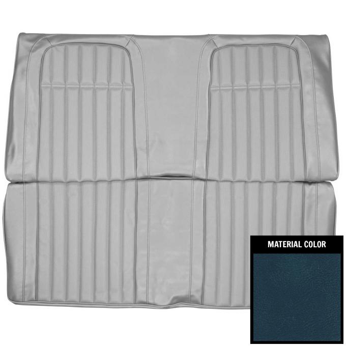 PUI Interiors 1969 Chevrolet Camaro Deluxe Dark Blue Fold Down Rear Seat Cover 69DS16FS
