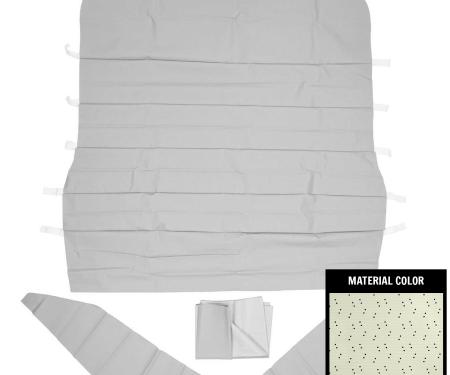 PUI Interiors 1967-1969 Pontiac Firebird Standard White Perforated Headliner 67FH101BN