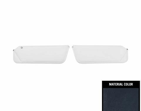 PUI Interiors 1977-1981 Camaro/Firebird Navy Blue Sun Visors 77FV18