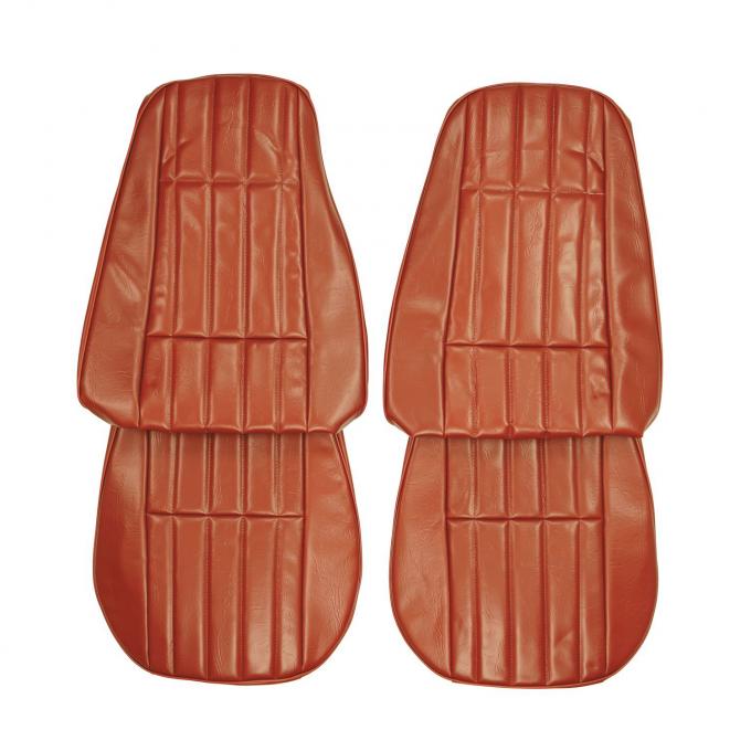 PUI Interiors 1977 Chevrolet Camaro Standard Carmine Front Bucket Seat Covers 77FS38U