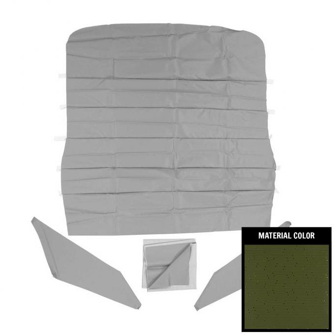 PUI Interiors 1967-1969 Pontiac Firebird Dark Green Perforated Headliner 67FH109B