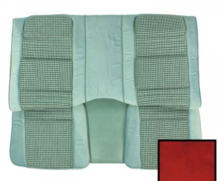 PUI Interiors 1979-1980 Pontiac Firebird Hardtop Custom Cloth Carmine Rear Bench Seat Cover 79HSC38C