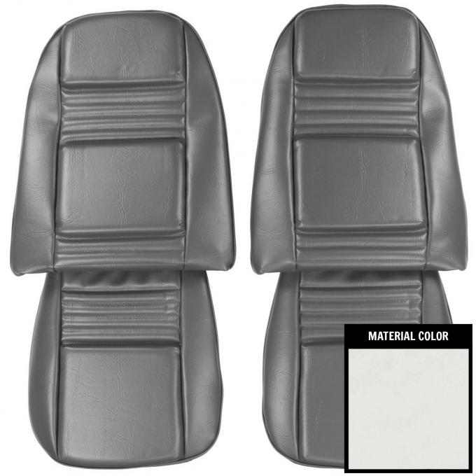 PUI Interiors 1979-1980 Pontiac Firebird Deluxe Oyster Front Bucket Seat Covers 78HS86U