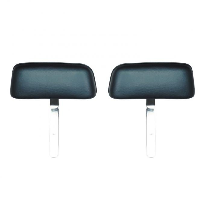 PUI Interiors 1969 Camaro/Firebird Pre-Assembled Bent Bar Metallic Blue Headrests 69FH16U-PB