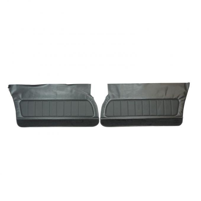 PUI Interiors 1978-1979 Chevrolet Camaro LT/Berlinetta Custom Vinyl Black Front Door Panels 78FDLT70