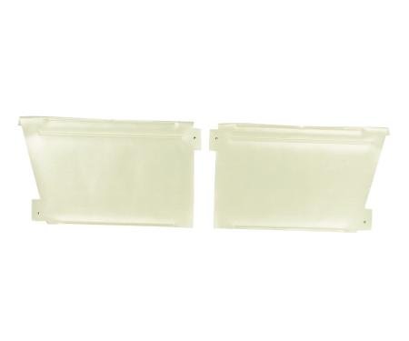 PUI Interiors 1967 Pontiac Firebird StandardConvertible Parchment Rear Door Panels D204V