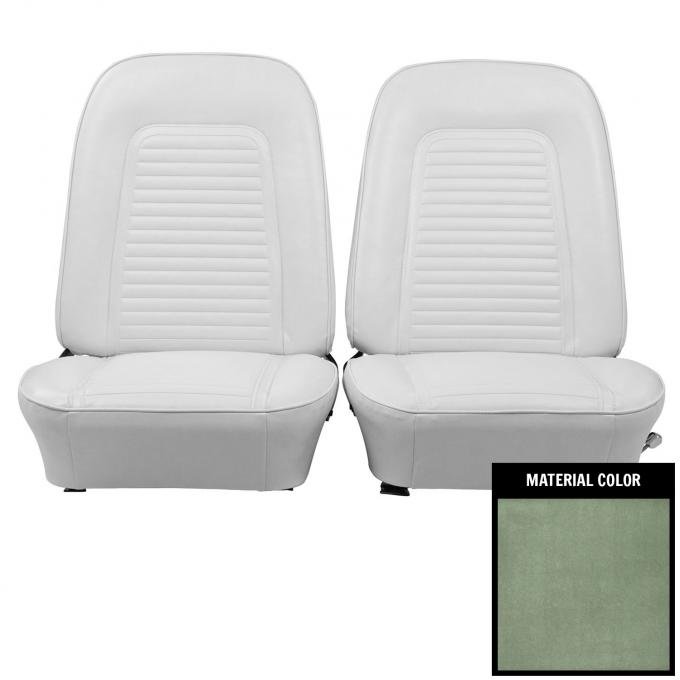 PUI Interiors 1969 Camaro Standard Pre-Assembled Dark Metallic Green Front Bucket Seats 69FS24U-P