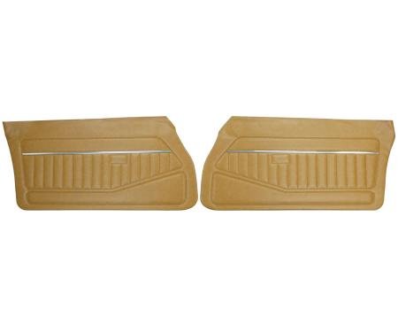 PUI Interiors 1978-1981 Chevrolet Camaro/Pontiac Firebird Camel Front Door Panels 78FD48