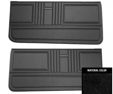 PUI Interiors 1967 Camaro/Firebird Platinum Edition Black Front Door Panels 67FD10