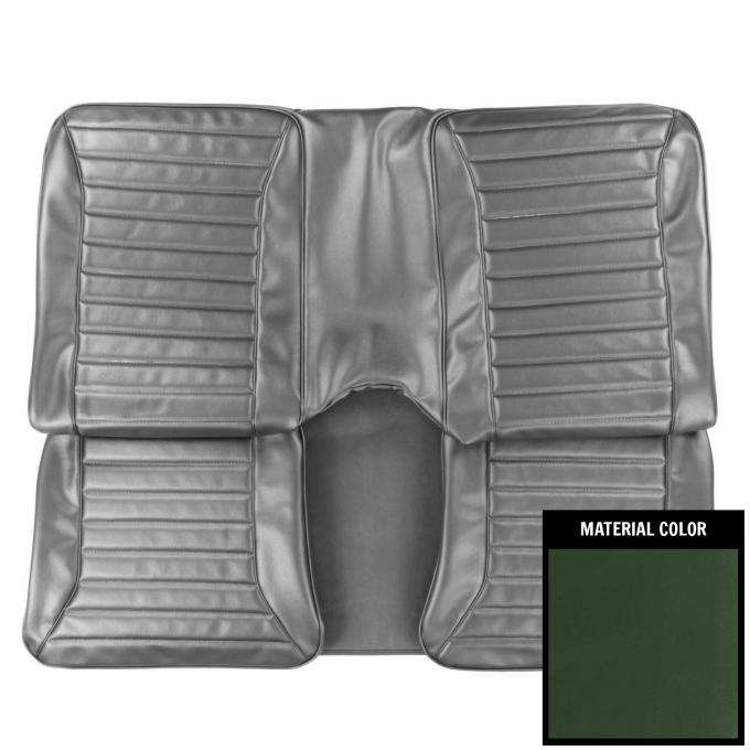 PUI Interiors 1971-75Pontiac Firebird Dark Green Rear Seat Cover 71ES25C