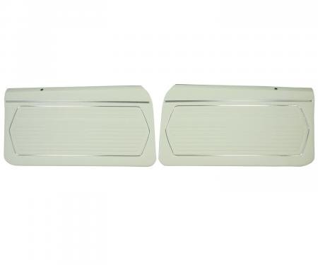 PUI Interiors 1969 Chevrolet Camaro Standard Pre-Assembled White Front Door Panels PD225