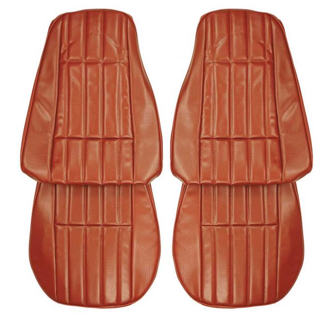 PUI Interiors 1977 Chevrolet Camaro Standard Firethorn Front Bucket Seat Covers 77FS45U
