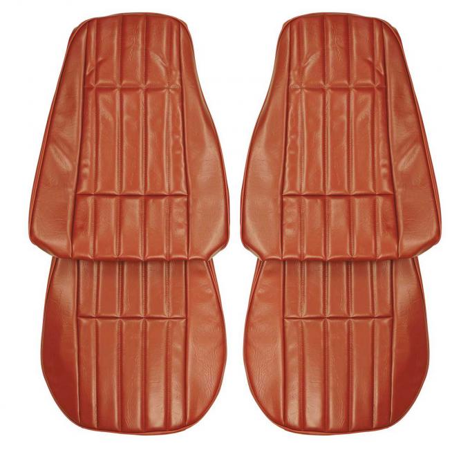 PUI Interiors 1977 Chevrolet Camaro Standard Firethorn Front Bucket Seat Covers 77FS45U