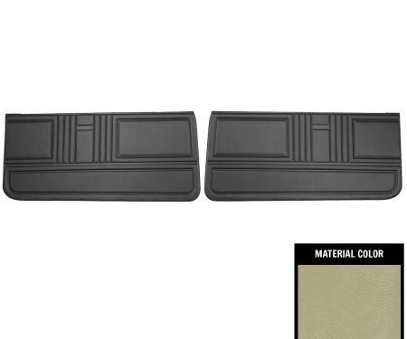 PUI Interiors 1967 Pontiac Firebird Platinum Edition Parchment Front Door Panels 67FD27