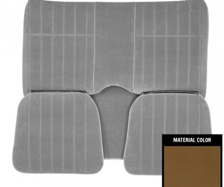 PUI Interiors 1971-1977 Chevrolet Camaro Hardtop Custom Cloth Buckskin Rear Bench Seat Cover 71FSC36C