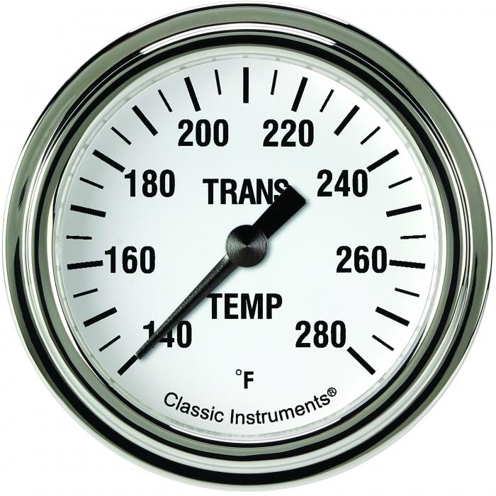 Classic Instruments White Hot Transmission Temp 2-1/8 Full Sweep WH127SLF Classic Instruments White Hot Transmission Temp 2-1/8 Full Sweep WH127SLF