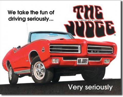 Tin Sign, Pontiac GTO - The Judge
