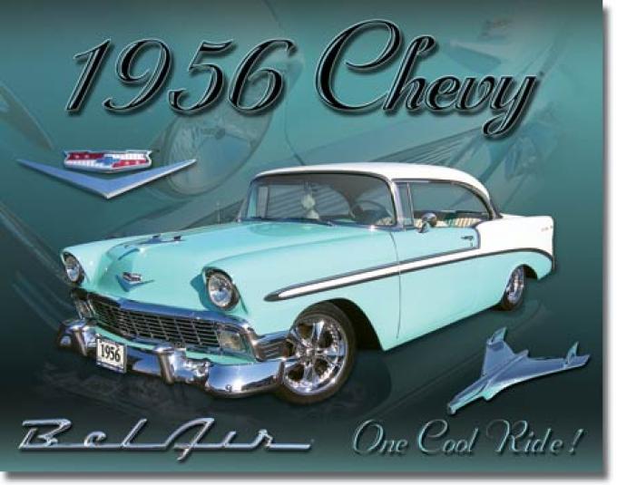 Tin Sign, Chevy 1956 Bel Air