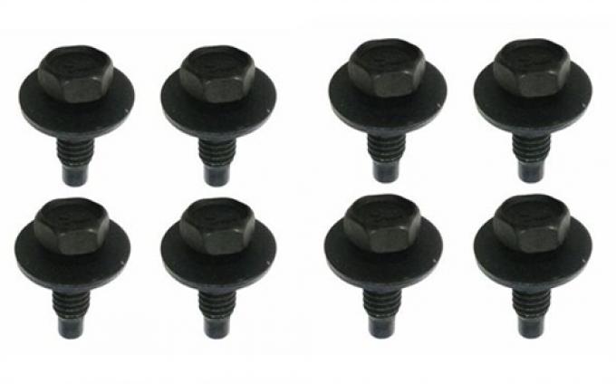 Camaro Front Bucket Seat Track Mounting Bolts Set, 8 Pieces, 1967-1969