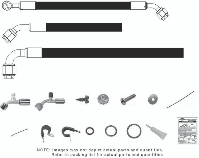 Vintage Air 1977-82 Corvette SureFit™ Reduced Barrier Modified Hose Kit 526781