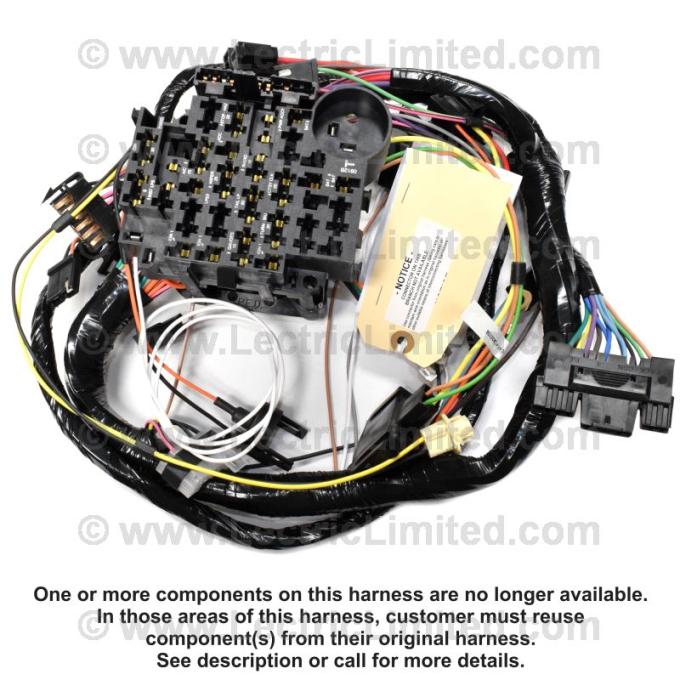 Lectric Limited 1980 Chevrolet Camaro Dash Harness 38836
