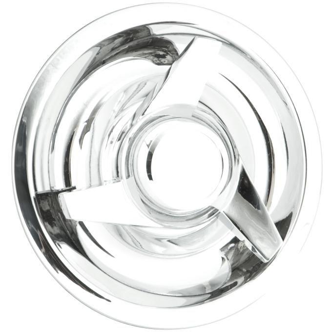 Coker Tire Plain Swept Knock-Off Chrome LH 7" 1018-C-1L