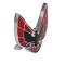 AMD Header Panel Emblem, Bird Logo Red and Black, 74-76 Firebird T-8550