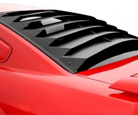 Charger Rear Window Louver, Black Aluminum, 2011-2016