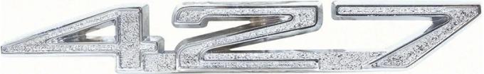 AMD Fender / Rear Body Panel Emblem (Tape Mounted), "427", 67-68 Camaro K-K677