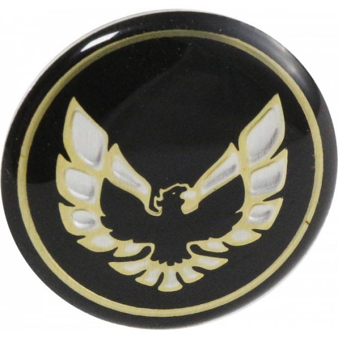 Firebird Shift Button Emblem For Cars With Automatic Transmission, Gold, 1976-1981