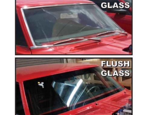 Camaro Flush Mount Windshield And Rear Glass, Tinted, 1967-1969 