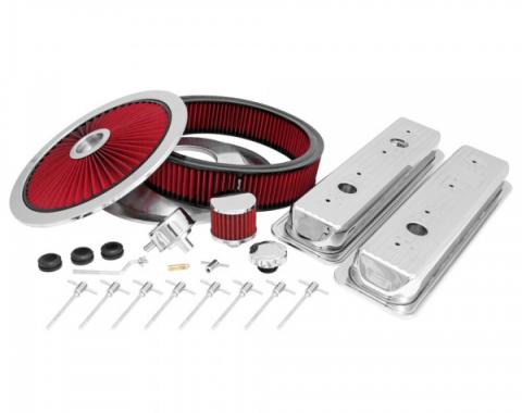 Chevy Truck - Engine Dress Up Kit, Small Block, Centerbolt, 1987-2000