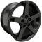 Firebird 17 X 8.5 C6 Style Reproduction Wheel, Black, 1993-2002