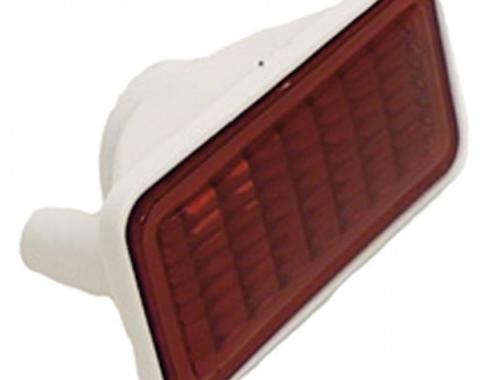 Camaro Side Marker Light Lens Assembly, Quarter Panel, Red,1968