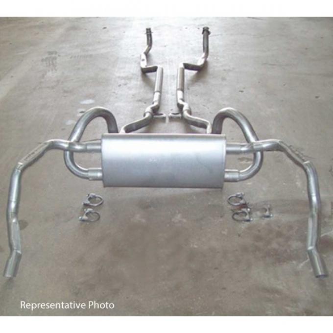 Exhaust System, Z28, Original Style,With Polished Tips, 1969
