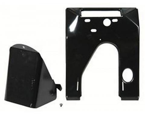 Firebird Trunk Latch Support & Shield, 1967-1968