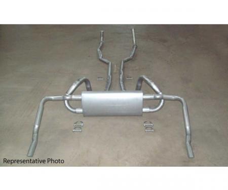 Exhaust System, Z28, Original Style, With Polished Tips, 1970-1973