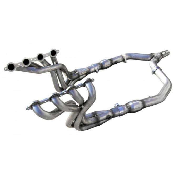 Camaro 1-3/4" x 3" Headers, LS1, Y-Pipe, Off Road Use Only, With Catbacks, 2001-2002