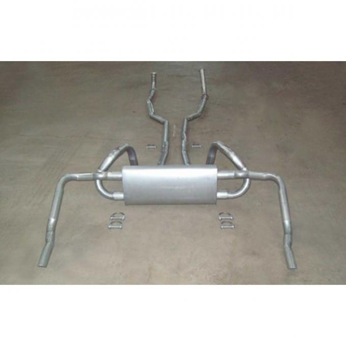 Exhaust System, Big Block, Original Style, With Polished Tips 1970-1972