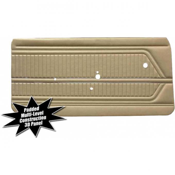Legendary Auto Interiors Firebird Door Panels, Front, Standard, Show Correct, Unassembled, 1969