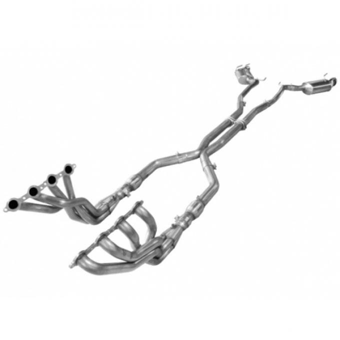 Camaro 2" x 3" Headers, Short System, With Cats, Off Road Use Only, V8, 2010-2015