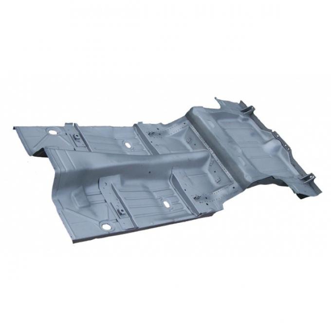 Camaro Coupe Full Floor & Trunk Panel With Braces, Tubbed 1968