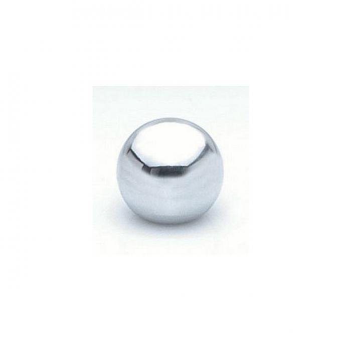 Firebird Shifter Knob, Manual Transmission, Chrome Ball, 5/16" Thread, For Cars With Muncie Shifter, 1967-1968