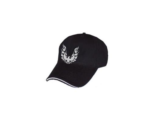 Firebird Hat, Black With Liquid Metal Logo